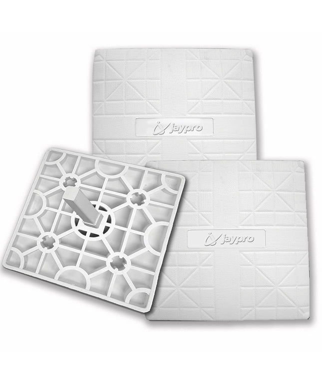 Jaypro Sports Baseball Base Set Flex Style 15x15x3 in. Set of 3 BB-200 - Play and Sync