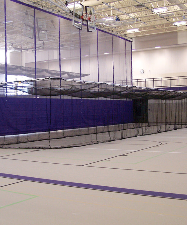 Jaypro Sports Batting Tunnel Net - Indoor Multi-Sport (70 ft. x 12 ft. x 12 ft.) | BBC-700N