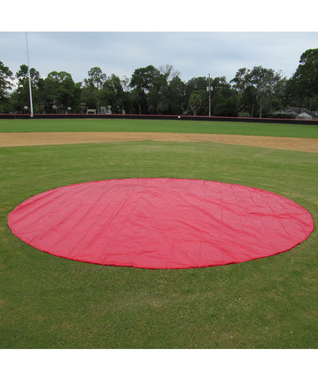 Jaypro Sports Baseball Rain Cover with Weighted Hem (20 ft. Round) | BBRCW20