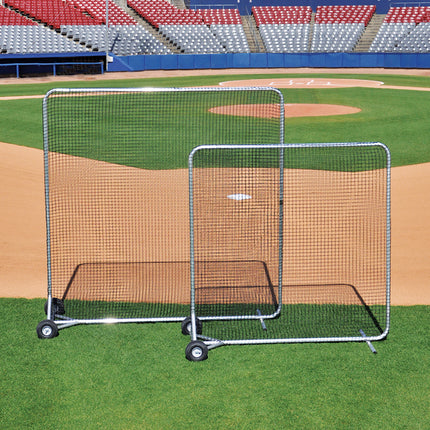 Jaypro Sports Fungo Screen Replacement Net 8x8 ft. Big League Series BLFS-88N - Play and Sync