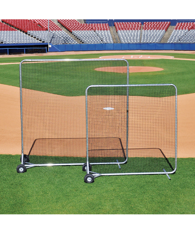 Jaypro Sports Fungo Screen Replacement Net 8x8 ft. Big League Series BLFS-88N - Play and Sync