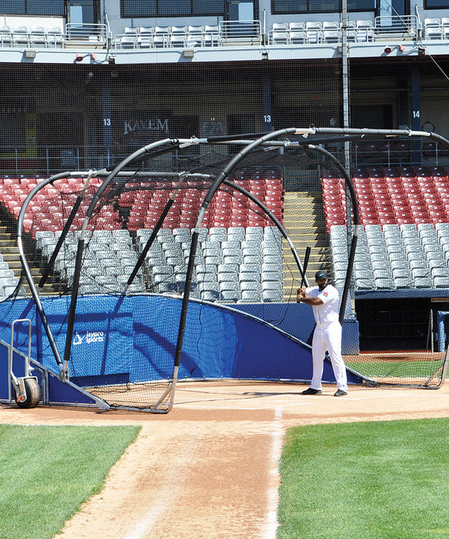 Jaypro Sports Batting Cage - Bomber Pro BBGS-18BK - Play and Sync