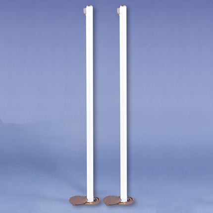 Jaypro Sports Badminton Uprights - Competition (2-3/8 in. Floor Sleeve) BSO-2U - Play and Sync