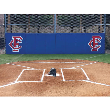 Jaypro Sports Padding Folding Backstop 3 ft. H x 12 ft. L BSP2312 - Play and Sync