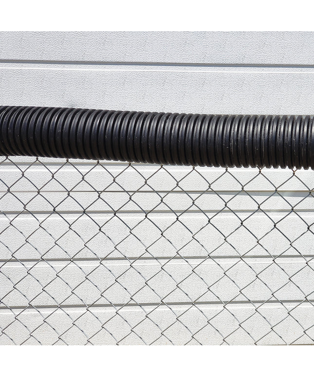 Jaypro Sports Fence Top Protection - 100 ft. Corrugated (Black) CFC-100BK - Play and Sync