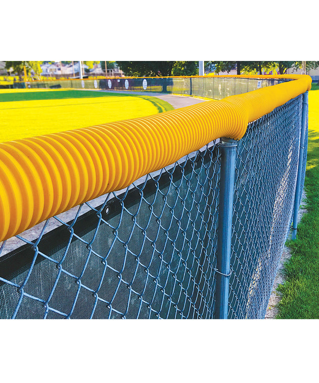 Jaypro Sports Fence Top Protection - 250 ft. Corrugated (Yellow) CFC-250YW - Play and Sync