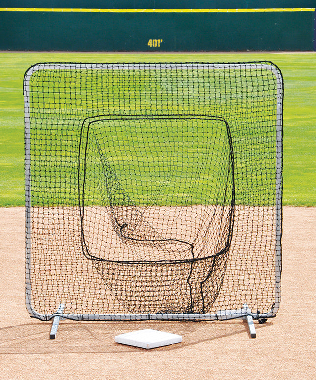 Jaypro Sports Baseball/Softball Soft Toss Screen Classic 7x7 ft. CFSST - Play and Sync