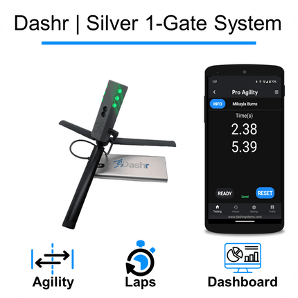 Dashr Silver 1 - Gate System S201 - Play and Sync