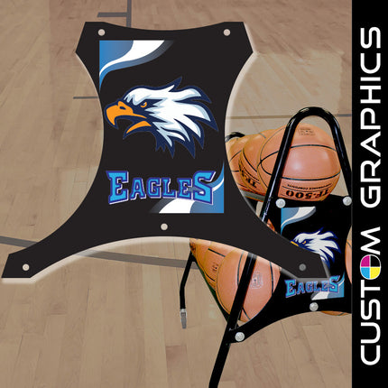Jaypro Sports Custom Graphics Ball Carrier Premium DTBR-GRAPH - Play and Sync