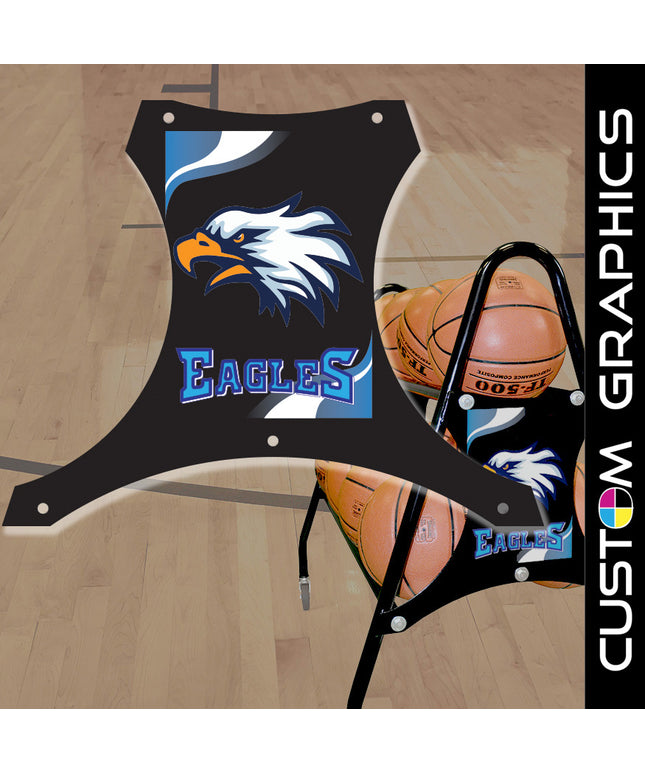 Jaypro Sports Custom Graphics Ball Carrier Premium DTBR-GRAPH - Play and Sync