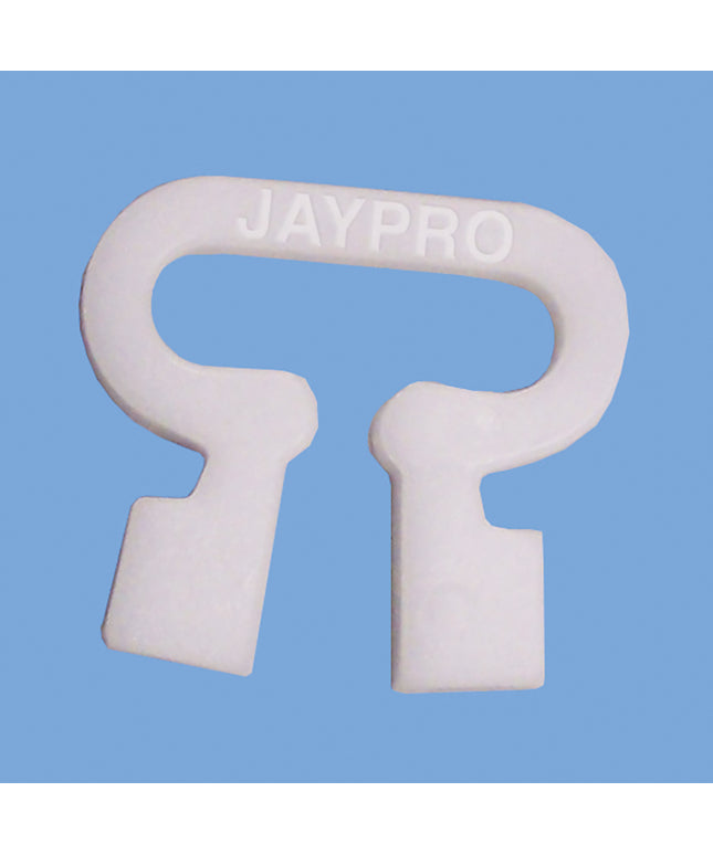 Jaypro Sports Easy Track  Net Clips (100 Pack) (White) EC-824 - Play and Sync