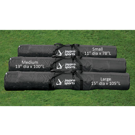 Jaypro Sports Equipment Carry Bag - Large (105 in.L x 15 in. Dia.) (Black) ECB-LG - Play and Sync