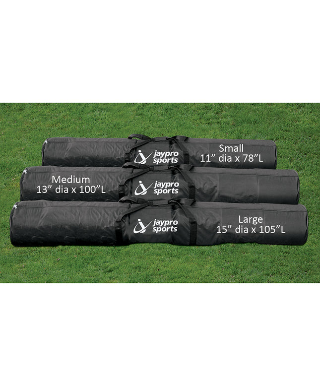 Jaypro Sports Equipment Carry Bag - Large (105 in.L x 15 in. Dia.) (Black) ECB-LG - Play and Sync