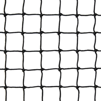 Jaypro Sports Field Hockey Goal Replacement Nets (1-1/2 in. 2.5mm Poly Mesh) - Field Hockey Goal - Official (7 ft.H x 12 ft.W x 4 ft.D) (Black) FHND-8 - Play and Sync