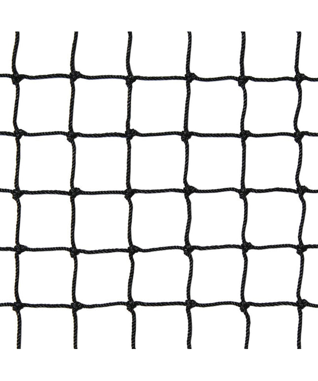 Jaypro Sports Field Hockey Goal Replacement Nets (1-1/2 in. 2.5mm Poly Mesh) - Field Hockey Goal - Official (7 ft.H x 12 ft.W x 4 ft.D) (Black) FHND-8 - Play and Sync