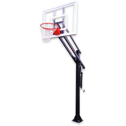 First Team Attack Adjustable In - Ground Basketball Goal  - Play and Sync