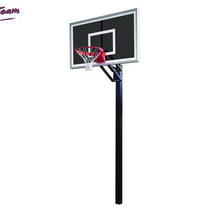 First Team Champ Adjustable In - Ground Basketball Goal  - Play and Sync