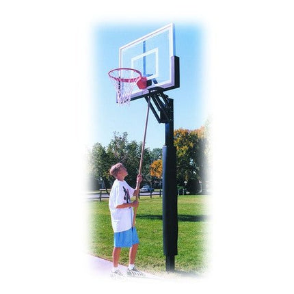 First Team Champ Adjustable In - Ground Basketball Goal  - Play and Sync