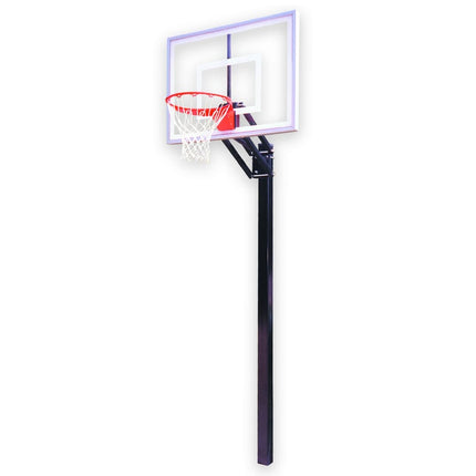 First Team Champ Adjustable In - Ground Basketball Goal  - Play and Sync