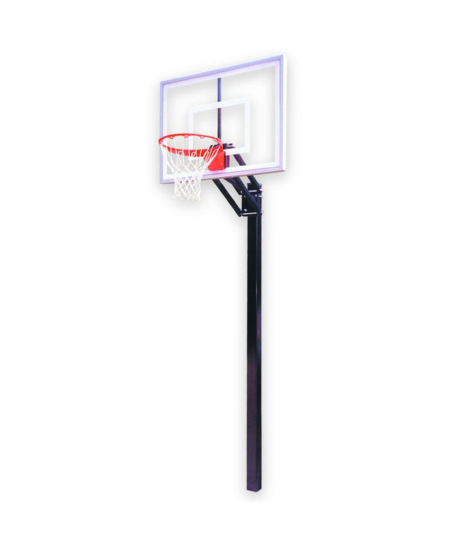 First Team Champ Adjustable In - Ground Basketball Goal  - Play and Sync