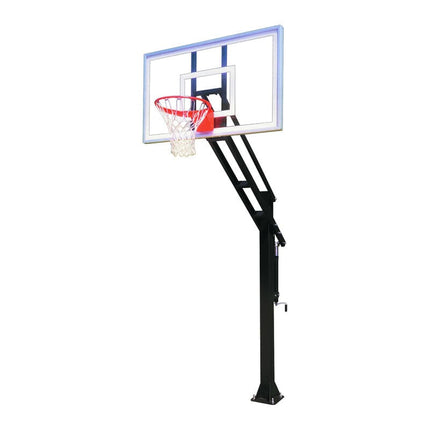 First Team Force Adjustable In - Ground Basketball Goal  - Play and Sync