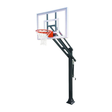 First Team Force Adjustable In - Ground Basketball Goal  - Play and Sync
