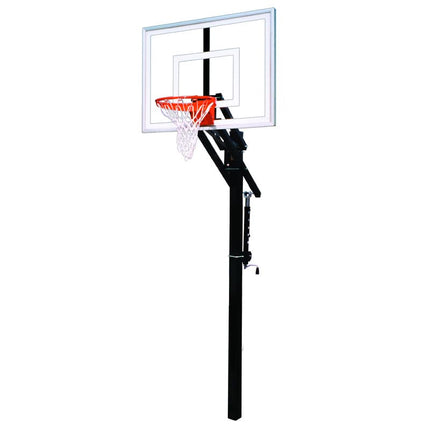 First Team Jam Adjustable In - Ground Basketball Goal  - Play and Sync