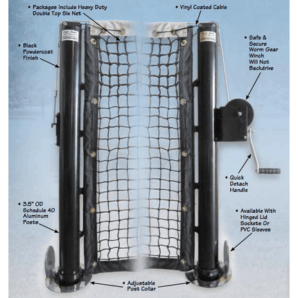 First Team Sentry Pickleball Post System Sentry PKPS - Play and Sync