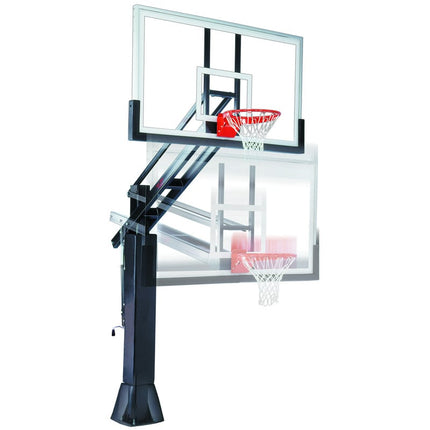 First Team Titan Adjustable In - Ground Basketball Goal Titan-1 - Play and Sync