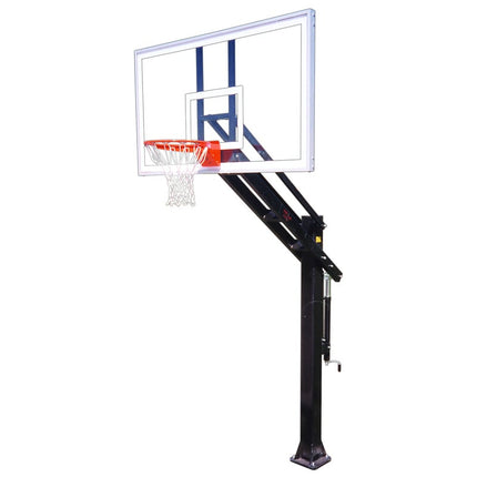 First Team Titan Adjustable In - Ground Basketball Goal Titan-1 - Play and Sync