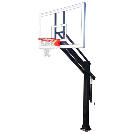 First Team Titan Adjustable In - Ground Basketball Goal Titan-2 - Play and Sync
