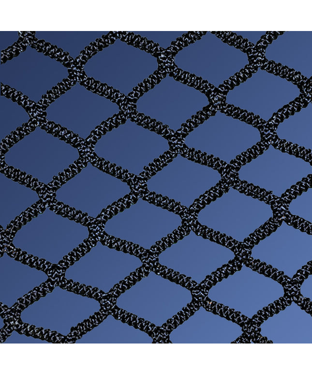 Jaypro Sports Lacrosse Replacement Net   Field NetX1 (7 mm) Seamless (6 ft.H x 6 ft.W x 7 ft.D) NETX1-G260 - Play and Sync