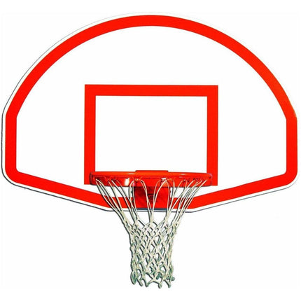 Gared 35 - 1/2” x 54” Fan - Shape Aluminum Basketball Backboard 1750B - NH 1750B - Play and Sync