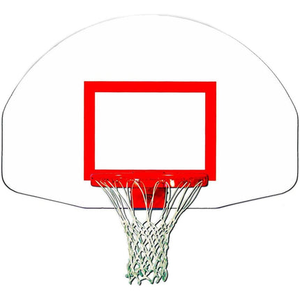 Gared 35” x 54” Durable Fan - Shape Marked Steel Basketball Backboard 1245T 1245T - Play and Sync