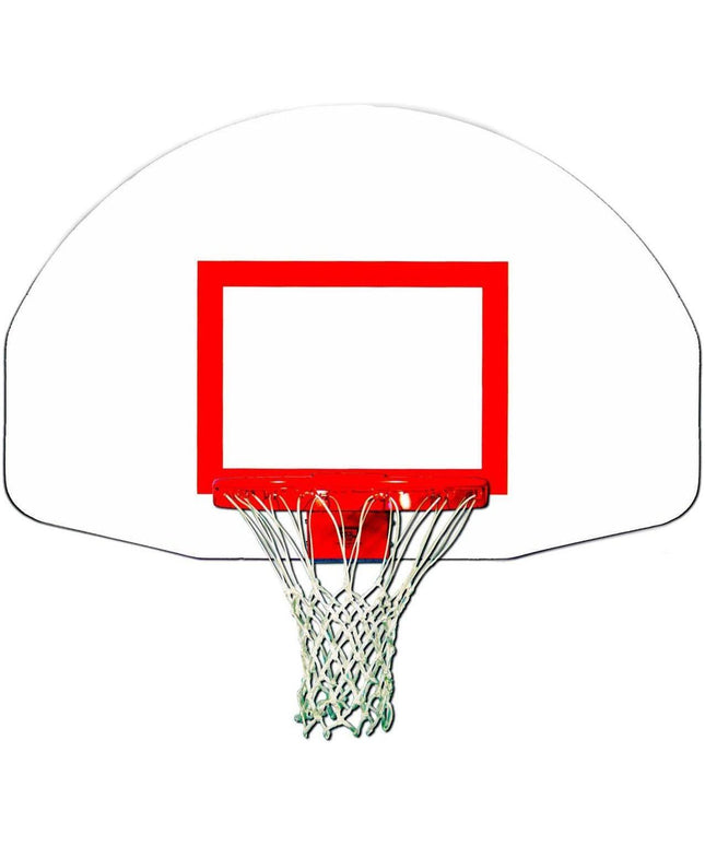 Gared 35” x 54” Durable Fan - Shape Marked Steel Basketball Backboard 1245T 1245T - Play and Sync