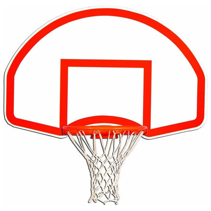 Gared 35” x 54” Rear - Mount Fan - Shape Steel Basketball Backboard 1266B 1266B - Play and Sync