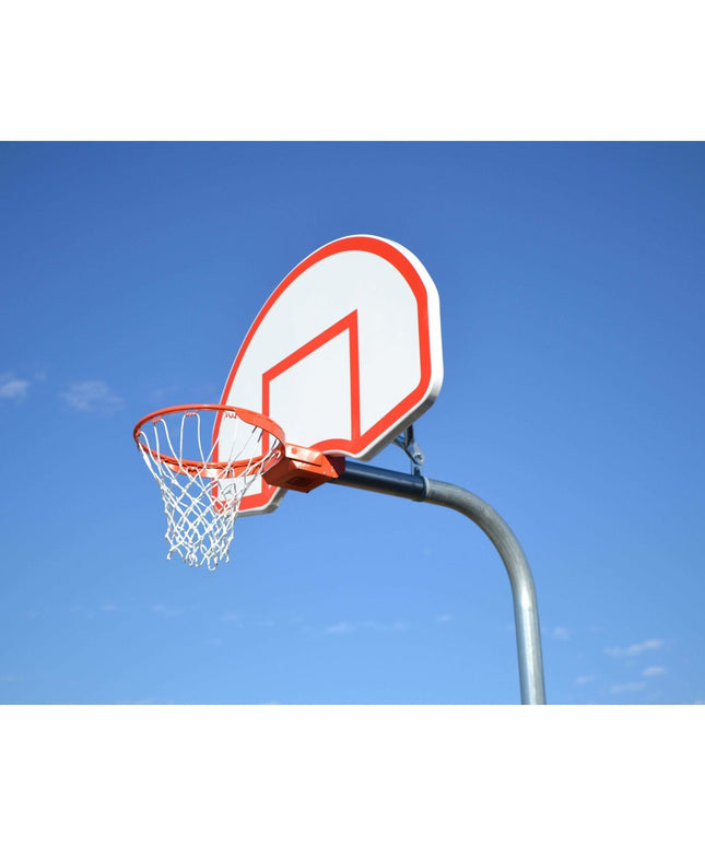 Gared 35” x 54” Rear - Mount Fan - Shape Steel Basketball Backboard 1266B 1266B - Play and Sync