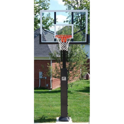 Gared 42" x 60" Collegiate Jam Adjustable In Ground Basketball Hoop GP8G60DM GP8G60DM - Play and Sync