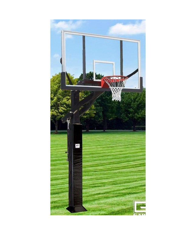 Gared 42" x 72" All Pro Jam Adjustable In Ground Basketball Hoop GP12A72DM GP12A72DM - Play and Sync