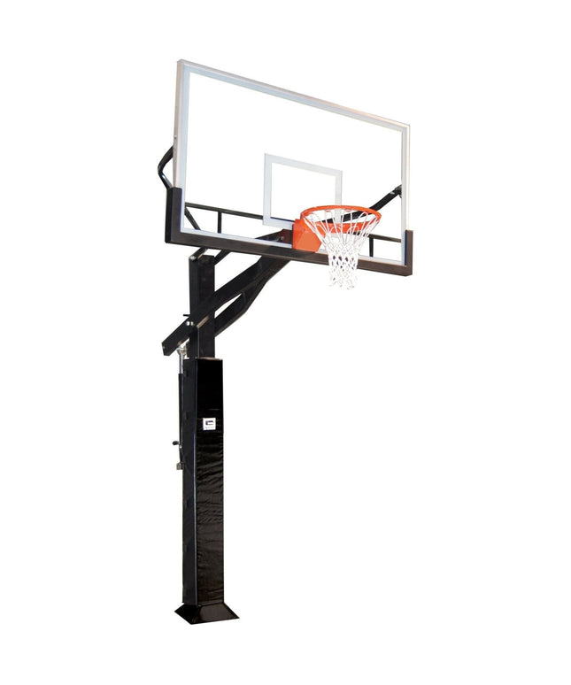 Gared 42" x 72" All Pro Jam Adjustable In Ground Basketball Hoop GP12G72DM GP12G72DM - Play and Sync
