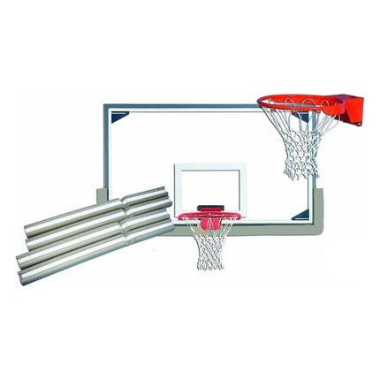 Gared 42" x 72" Gymnasium Basketball Glass Backboard Package PKLXP10PS PKLXP10PS - Play and Sync