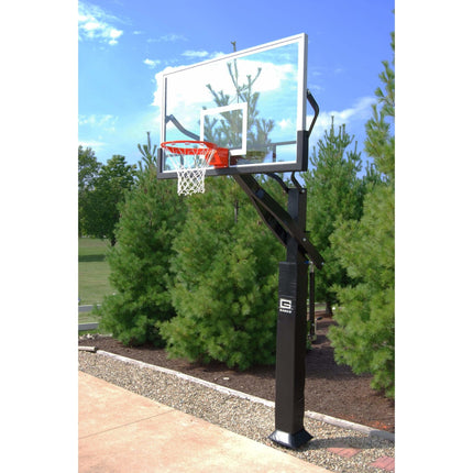 Gared 42" x 72" Pro Jam Adjustable In Ground Basketball Hoop GP10G72DM GP10G72DM - Play and Sync
