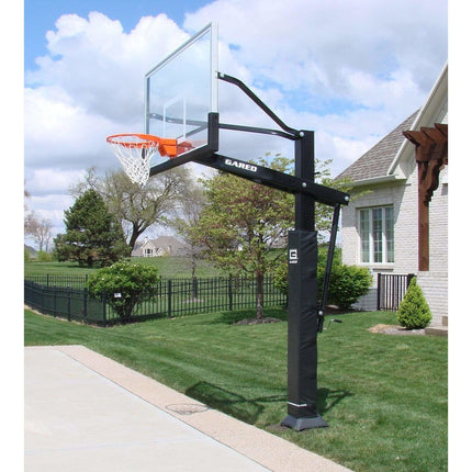 Gared 42" x 72" Pro Jam Adjustable In Ground Basketball Hoop GP10G72DM GP10G72DM - Play and Sync