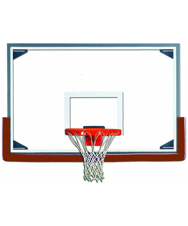 Gared 48” x 72” Oversized Steel - Framed Glass Basketball Backboard RG RG - Play and Sync