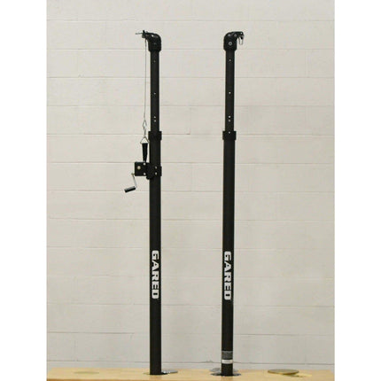 Gared Carbon Flare 3” Telescopic One - Court Volleyball System 5300 5305 - Play and Sync