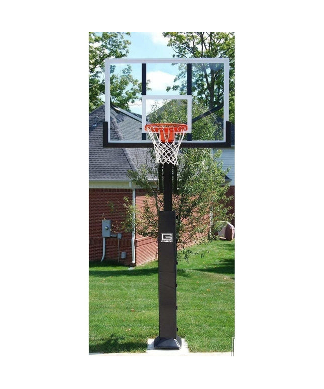 Gared 42" x 60" Collegiate Jam Adjustable In Ground Basketball Hoop GP8G60DM