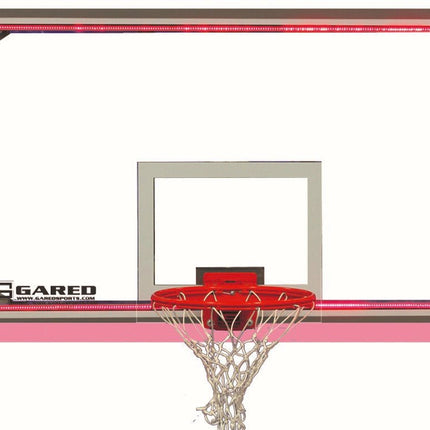Gared Competition Glass Basketball Backboard with Buzzer Beater Lights | AFRG42LED AFRG42LED - Play and Sync