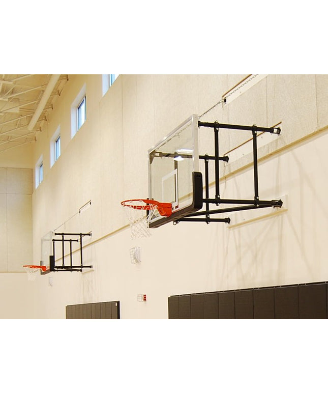 Gared Corner Mount Side - Fold Wall Mount Package with Glass Board, 4' - 6' Length | P2500 - 4064GL P2500-4064GL - Play and Sync