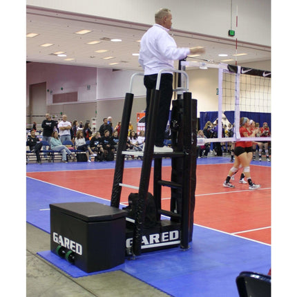 Gared GoCourt Jr One - Court Portable Volleyball Net System w/ Wheels 8536PKG 8536PKG - Play and Sync