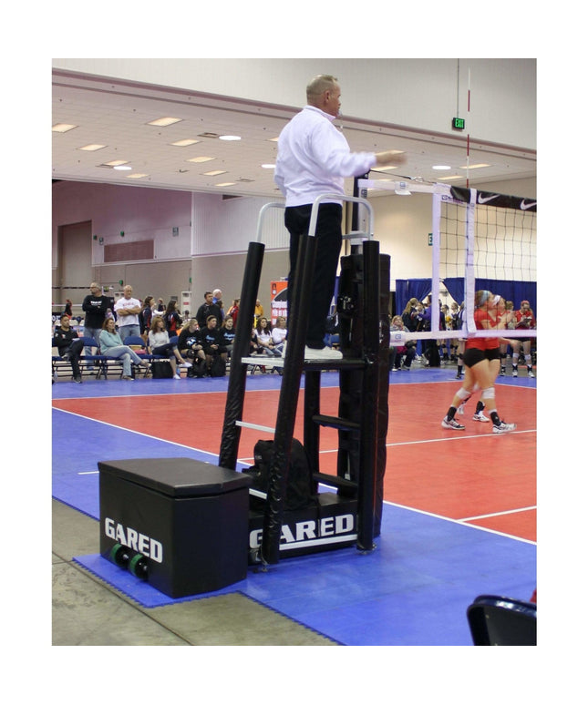 Gared GoCourt Jr One - Court Portable Volleyball Net System w/ Wheels 8536PKG 8536PKG - Play and Sync